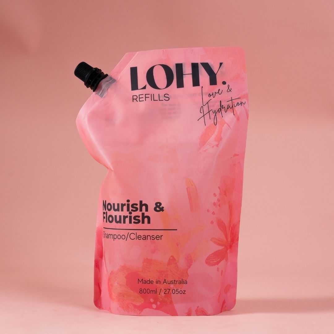 Nourish & Flourish Shampoo 800ml Refill Pouch